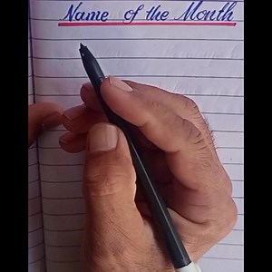 Name of Months in Cursive Writing| #fypシ゚viralシfypシ゚ #fypvirel #foryourpage #calligraphy #englishcursive#monthsname#handwriting#elegantpens | Elegant Pens | Facebook