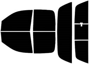 Rvinyl Window Tint Kit Compatible with Dodge Ram 2002-2008 4 Door Quad Cab - Black 5% - Single Ply No Bubble Film - Do it Yourself Vehicle Complete Precut Kit