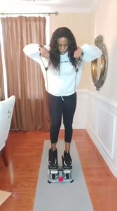 Mini stepper workout doe losing weight at the comfort of your home #workout #howtoloseweight #bellyfatbegone #followers followwe#highlights #everyone #ministepperworkout #fyp #foeyoupage | Healthy lifestyle and Beauty Tv