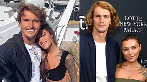 In Pictures: Alexander Zverev and girlfriend Sophia Thomalla dazzle in all black for his foundation's gala night