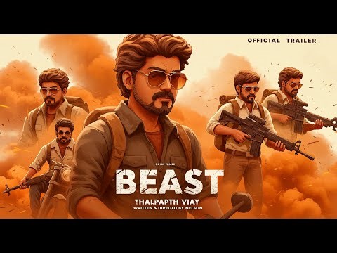 BEAST – Animation Cinematic Trailer | Thalapathy Vijay | Fan Made Tribute