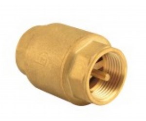 [Hot Item] Full Flow Aperture Threaded Brass Vertical Lift Check Valve Copper Te-60