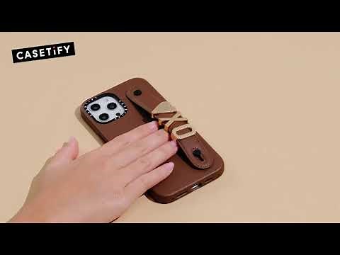 CASETiFY - Custom Charm Strap Leather iPhone Cases