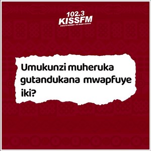 Ngayo ng'uko!!😁😎 Wowe byagenze ute niba atari wowe nyirabayazana ? 😂 #kissfmstreettalk #onlyonkissfm | 102.3 KISS FM