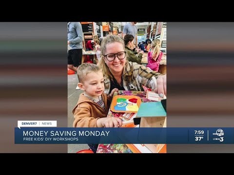 Home Depot has free DIY classes for kids