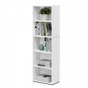 Furinno 5 Tier Reversible Open Shelf Cube Bookcase, Adult