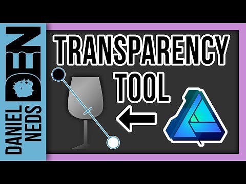 How to Use the TRANSPARENCY Tool in Affinity Designer