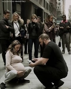 A PREGNANT WOMAN COLLAPSED TO THE GROUND, AND THOSE AROUND JUST STOOD...