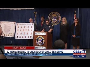JSO: 22 men arrested in undercover child sex sting
