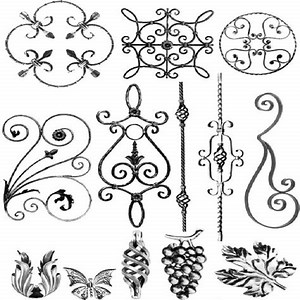 [Hot Item] Decorative Wrought Iron Stair Part