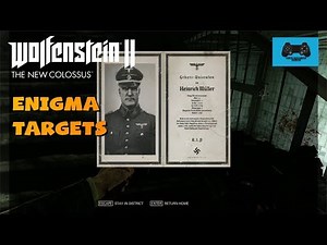 The Enigma Machine: Heinrich Muller + Max Toy Location | Wolfenstein II The New Colossus