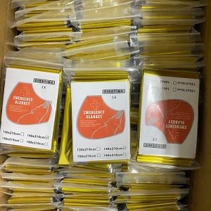 [Hot Item] Emergency First Aid Blanket Aluminum Foil Blanket Mylar Emergency Blanket Thermal Survival Blanket