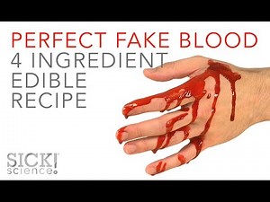 How to Make Edible Fake Blood - Easy Fake Blood Recipe & Tutorial