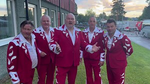 Larz Kristerz är på strålande humör på Dansbandsveckan i Malung 💃🕺🎶 Film: Dansbandssidan.com | Dansbandsveckan