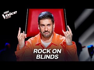 WILDEST Rock Auditions in the History! | Best of the Voice Kids
