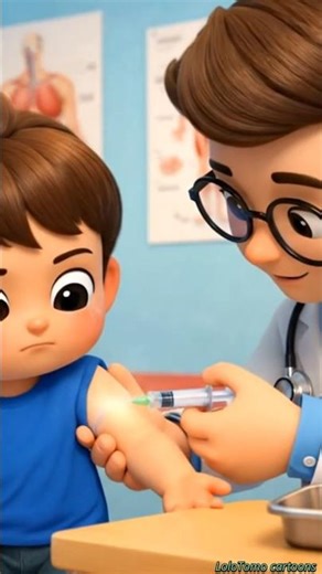 Brave Golu and the Magic Injection 💉✨ | Kids 3D Cartoon Story | Doctor Visit for #LoloTomoCartoons