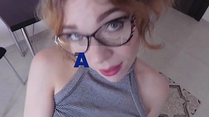 Deepbunnyhole nerdy redhead blowjob and fuck