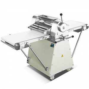 [Hot Item] Automatic Bakery Dough Sheeter for Home Use and Cutter Sale, Croissant Pressing Roller Table Top Dough Sheeter Machine Price