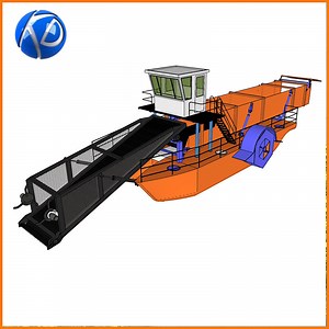 [Hot Item] Full Automatic Weed Cutting Ship/Water Hyacinth Harvestging Machine/Aquatic Weed Harvester