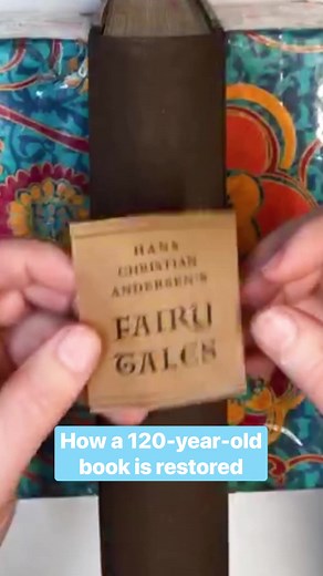12K views · 60 reactions | This is how a 120-year-old book is restored. #restoration #books #antique | Insider Design | Facebook