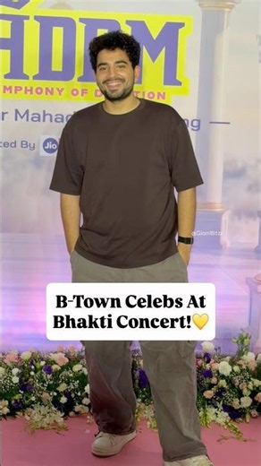 Celebs At Bhakti Concert 🙏💛 #samayraina #anilkapoor #shankarmahadevan #concert #bollywood #bhakti
