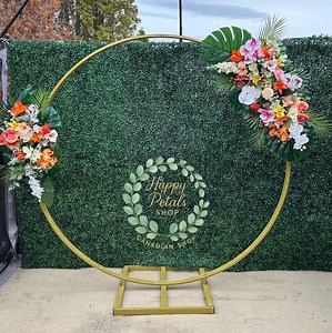 Tropical Wedding Arch Flowers/corner Swag &tieback Made With Silk Flowers/tropical Archway Arrangement/tropical Arbor Decor/wedding Backdrop - Etsy