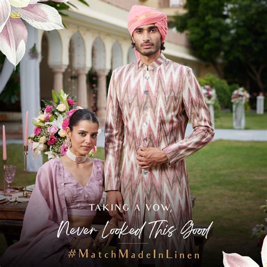 26 reactions | This wedding season, embrace your #MatchMadeInLinen and wow the guests as you take your vows. Explore the wedding collection at your nearest Linen Club store now. #MatchMadeInLinen #LinenClub #LinenWeddingd #WeddingCollection #WeadingSeason | Linen Club | Facebook