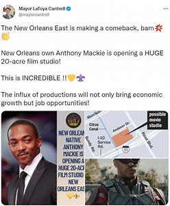 Anthony Mackie to open film, TV studio