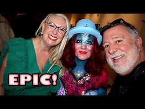 I went behind-the-scenes with a group of 9 body painters as they painted over 20 nude models!