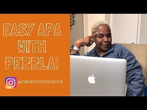 Easy APA With Perrla