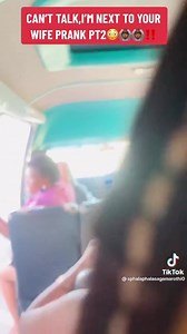 6K views · 319 reactions | So this lady makes a side chick prank call pretending she is on a bus with the wife to her boyfriend..See how insecure our wives are藍藍藍 | Shyman Shaizo | Facebook