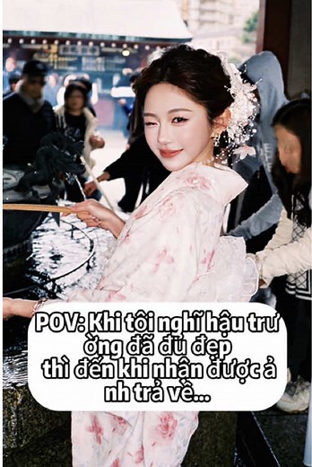 POV: Khi tôi nghĩ hậu trường đã đủ đẹp thì đến khi nhận được ảnh trả về... #fyp #着物レンタル京都 #着物レンタル #kimono #kimonorental