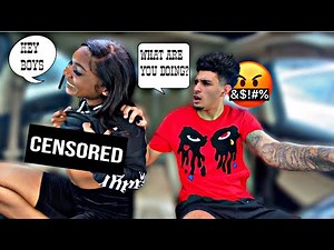 FLASHING STRANGERS While He Drives To See His Reaction...