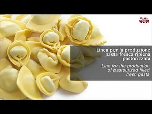 Professional machines to produce fresh pasteurized filled pasta