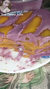 3.2K views · 18 reactions | Ube Mango Float #negosyo #recipes #ube #Mango #float #MangoGrahamFloat #trendingvideo #dessert | Jovie Tampos Jutba | Facebook