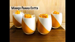 Mango Panna Cotta Recipe | Quick and Easy | Italian Dessert Recipe - Italian Food