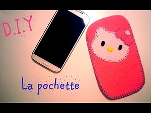 DIY How to Make a Felt Phone Pouch
