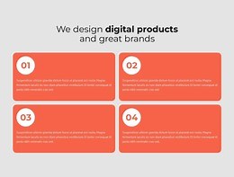 We design greate digital products - HTML Template by Nicepage