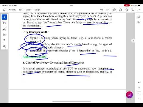 UGC# PSYCHOLOGY # Signal Detection Theory: Assumptions and Applications