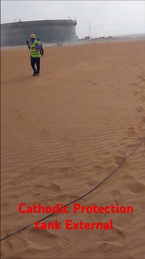 Cathodic Protection tank External ICCP Grid installation system Anode feeder cable and RE testing