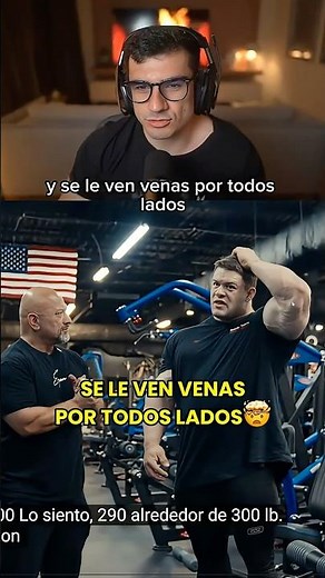 YOU CAN SEE VEINS EVERYWHERE 🤯 #fyp #joanpradells #hanyrambod #fitness #bodybuilding