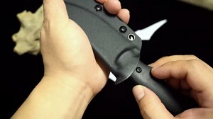 Fixed Blade Knife with Kydex Sheath.3.75in DC53 Blade EDC Camping Fixed Blade Knife with G10 Handle, Small Bushcraft Survival Knives, Outdoor Hunting Knives for Men Women