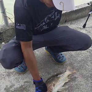 1st cast naik jenahak | Kolam pancing BP