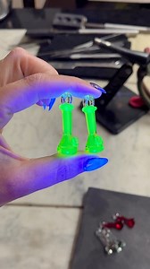 12K views · 307 reactions | UV reactive minis, safe to wear as earrings though  #coralsglass #coralstinyworld | Corals Glass | Facebook