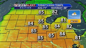 Wet weather continues for the next few hours before a little sunshine this afternoon. Sunday has another chance for rain and storms. Get the full breakdown at abc12.com/weather. | ABC12 News