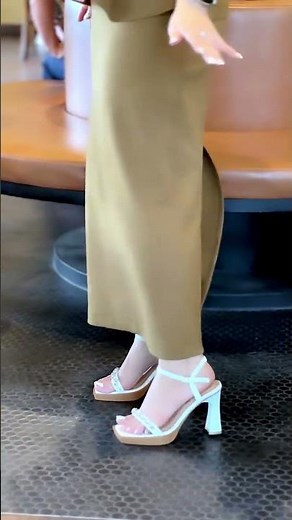 Beautiful Woman Shows Her Walk in Heels | Fashion Line P53
