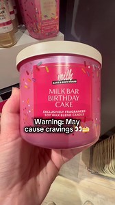 If you haven’t got the Milk Bar Birthday Cake collab at Bath and Body Works, YOU need to. #HagerstownPremiumOutlets | Hagerstown Premium Outlets