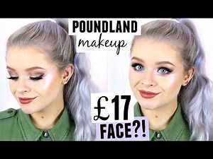 TESTING POUNDLAND MAKEUP! | sophdoesnails