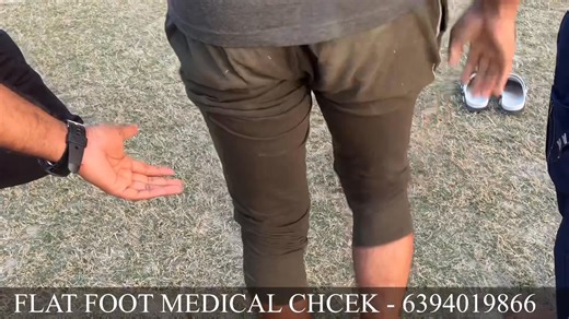 Flat Foot Medical Chcekup - INDIAN ARMY MEDICAL TEST | JD Physical Academy | JD Physical Academy kanpur
