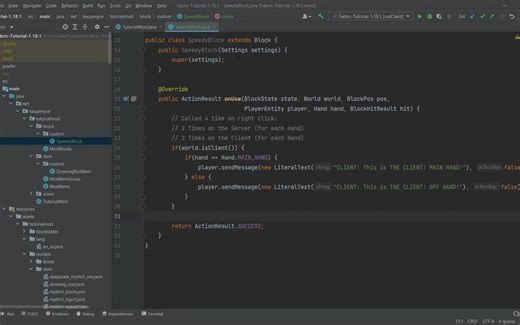 Minecraft 1.18.1 Fabric Modding - ADVANCED BLOCKS